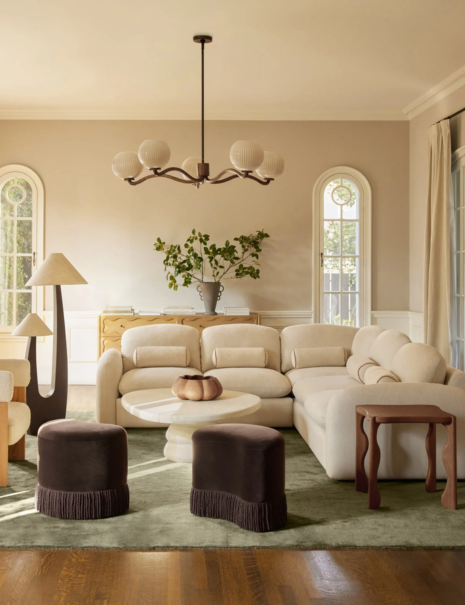 Nara Chandelier Elegant Ceiling Light for Dining Room, Living Room, or Entryway by - Image 2